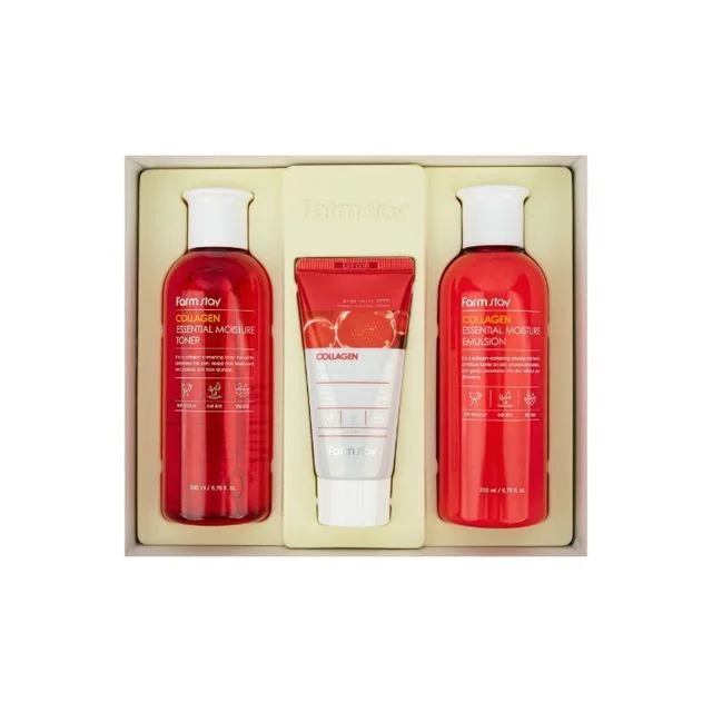 Collagen Essential Moisture Skin Care Special Set by Farm Stay