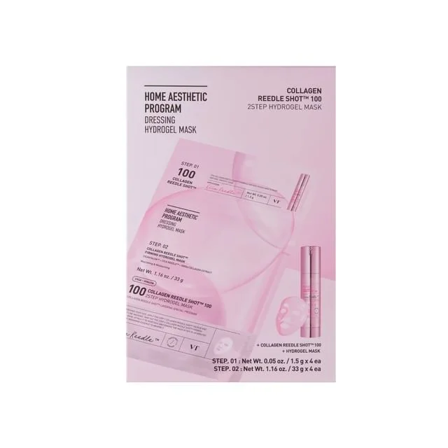 Collagen Reedle Shot 100 2Step Hydrogel Mask Set by VT