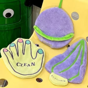 Coral Fleece Hand Towel (Various Designs) by Momoi