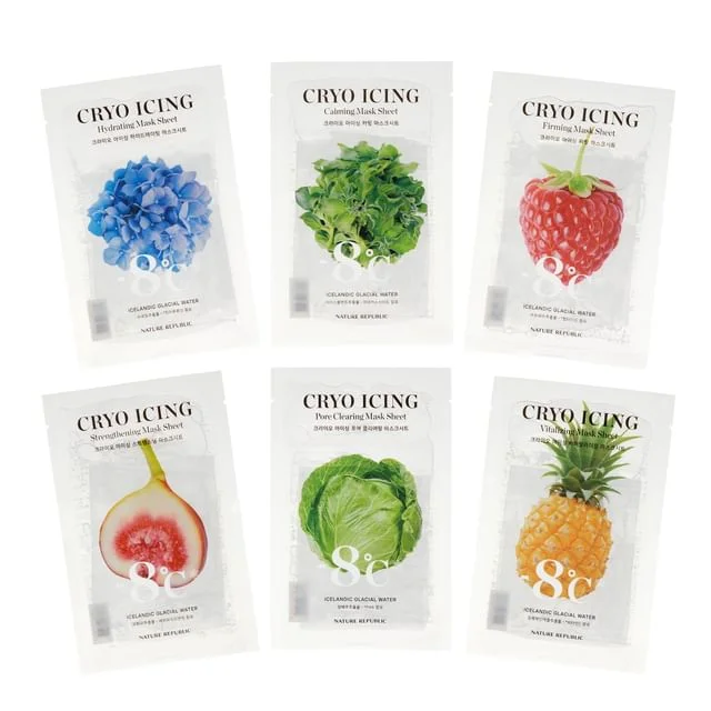 Cryo Icing Mask Sheet Bundle Set - 6 types by Nature Republic