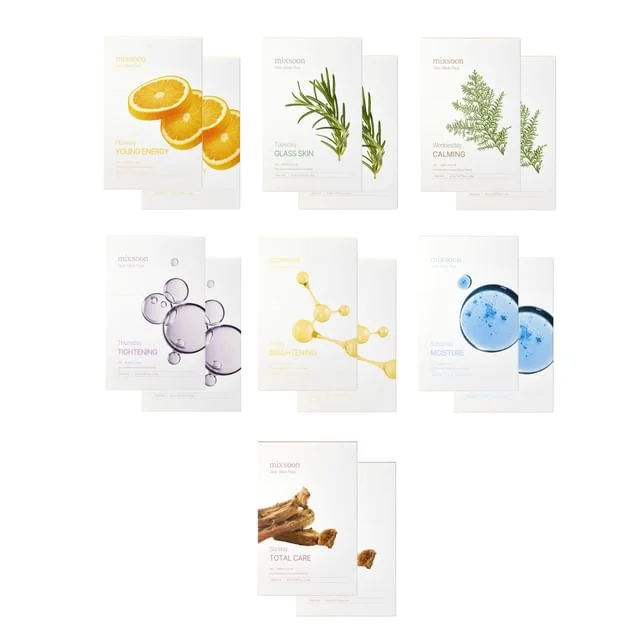 Daily Mask Pack 20 Sheets Bundle Set - 7 Types by Mixsoon