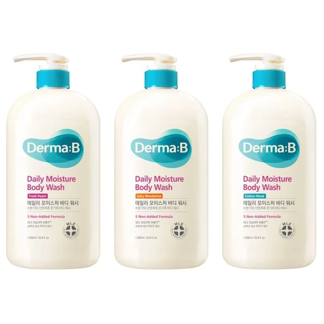 Daily Moisture Body Wash - 3 Types by Derma: B