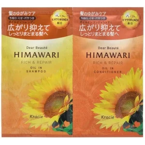 Dear Beaute Himawari Oil In Shampoo & Conditioner Trial Set Rich & Repair by Kracie