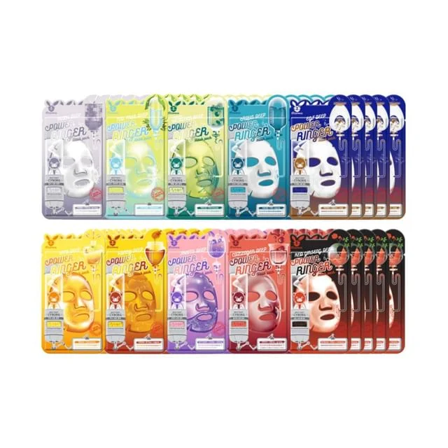 Deep Power Ringer Mask Pack Bundle Set - 10 Types by Elizavecca