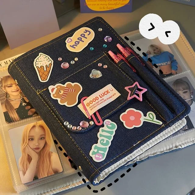 Denim Loose Leaf Photo Album (No Stickers) by Fun House