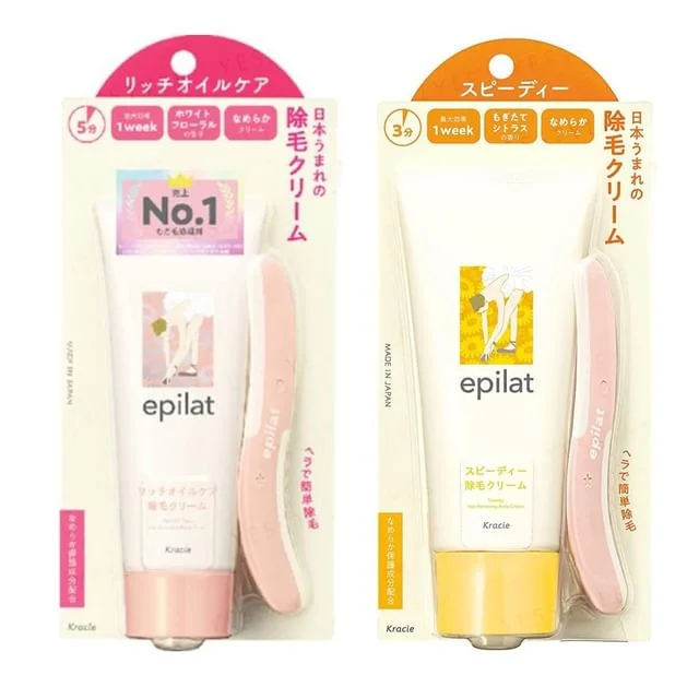 Epilat Hair Removing Cream Rich Oil Care by Kracie