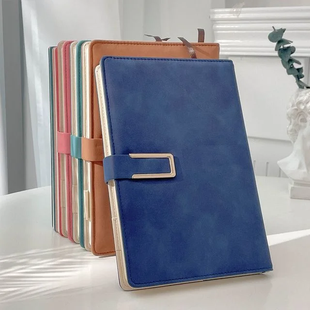 Faux Leather A5 Notebook by Fun House