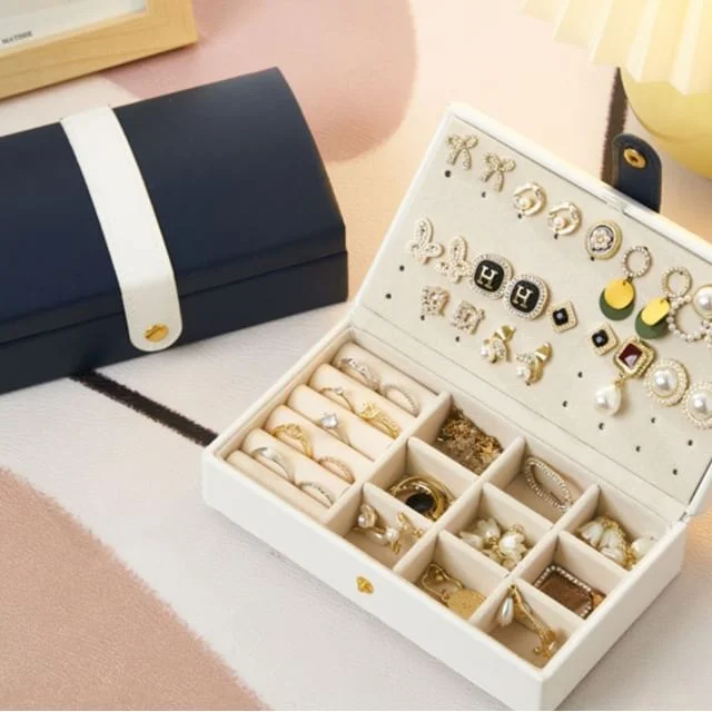 Faux Leather Jewelry Box by Home Simply