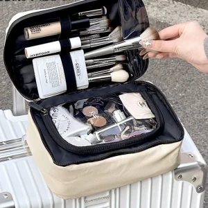 Faux Leather Makeup Bag by Momoi