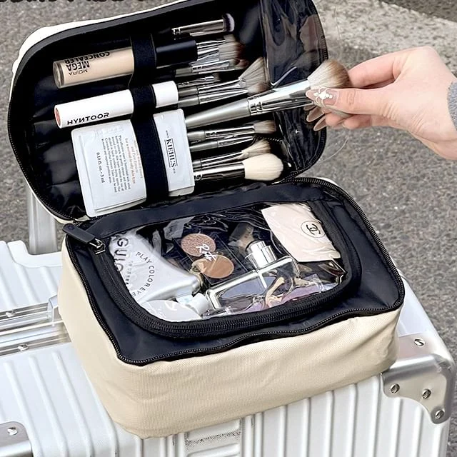 Faux Leather Makeup Bag by Momoi