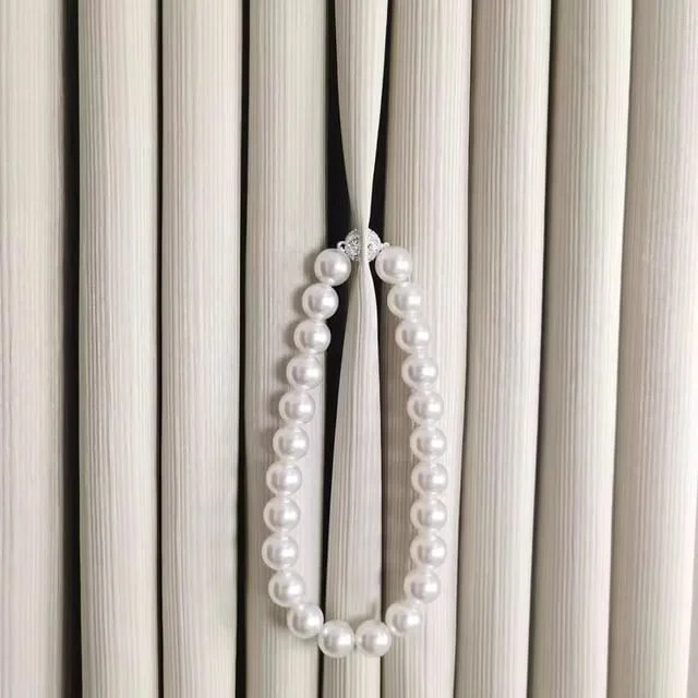 Faux Pearl Curtain Tieback (Various Designs) by Home Simply