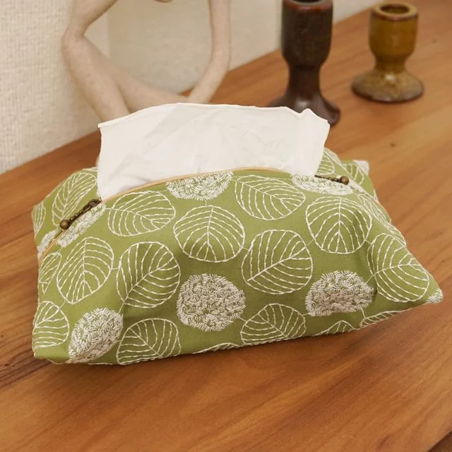 Floral Fabric Tissue Cover (Various Designs) by Home Simply
