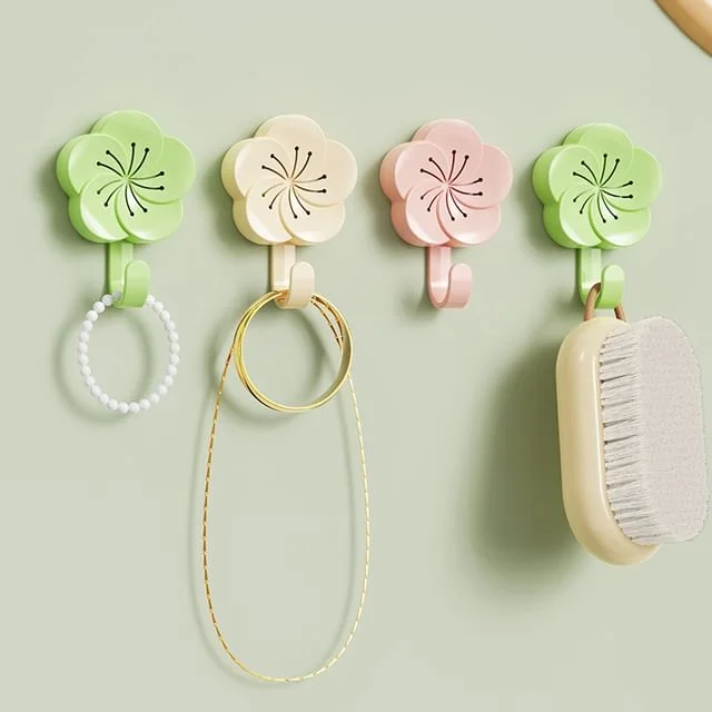 Floral Plastic Adhesive Hook by Evorest Bags