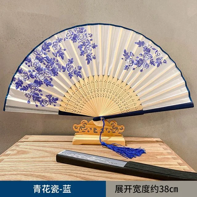 Floral Print Foldable Hand Fan (various designs) by Fun House