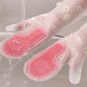 Floral PVC Kitchen Cleaning Glove / Set by Home Simply