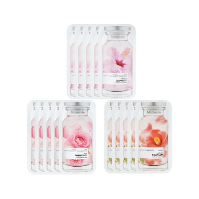 Flower Ampoule Mask Bundle Set - 3 Types by Mamonde