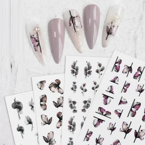 Flower Nail Art Stickers by Monoe