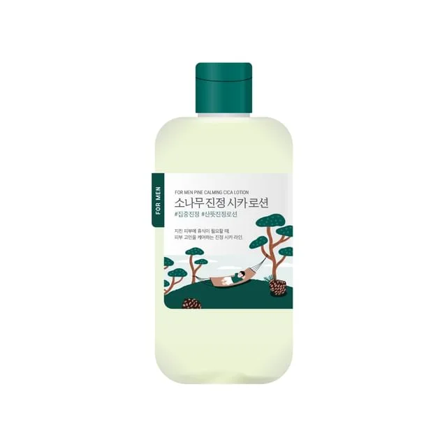 For Men Pine Calming Cica Lotion by Round Lab