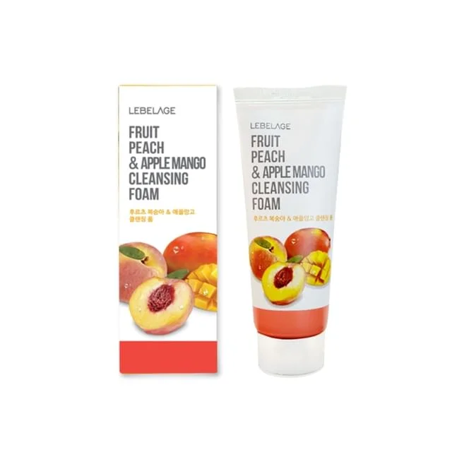 Fruit Peach & Apple Mango Cleansing Foam by Lebelage
