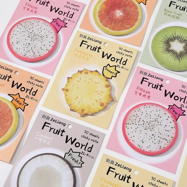 Fruit Sticky Note (Various Designs) / Set by Hera's Place