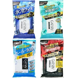 Gatsby Facial Paper Wipes by Mandom