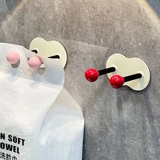 Geometric Plastic Adhesive Hook by Lazy Corner