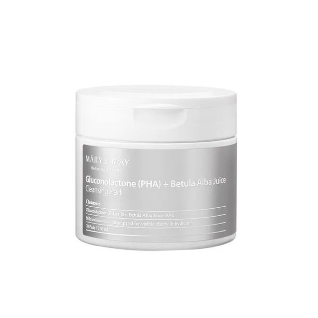 Gluconolactone (PHA) + Betula Alba Juice Cleansing Pad by Mary&May