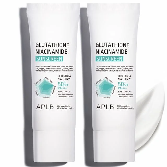 Glutathione Niacinamide Sunscreen Set by APLB