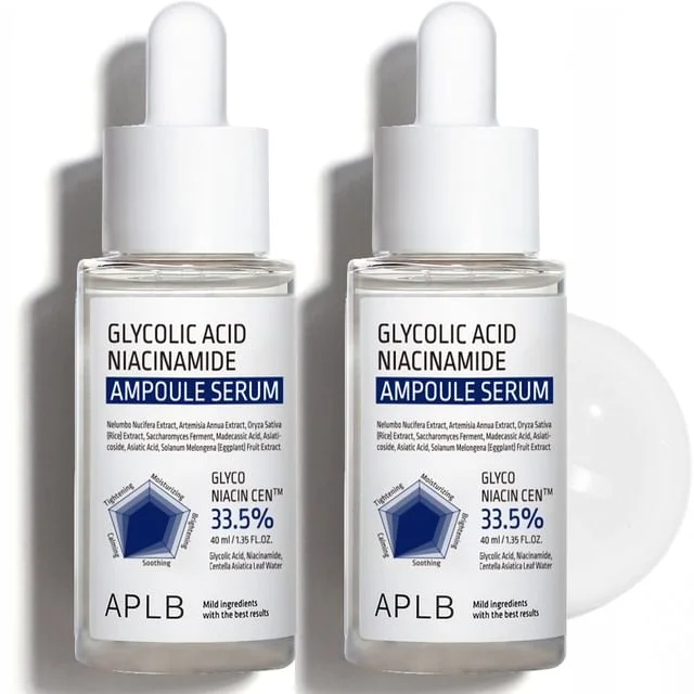 Glycolic Acid Niacinamide Ampoule Serum Set by APLB