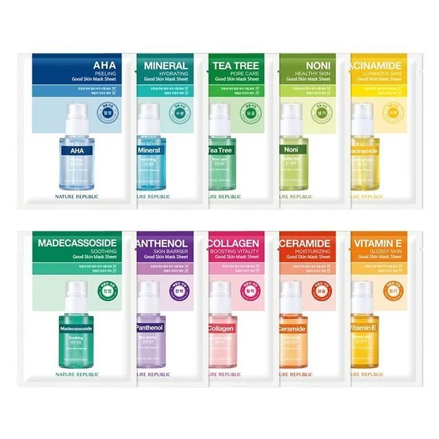 Good Skin Mask Sheet - 10 Types by Nature Republic