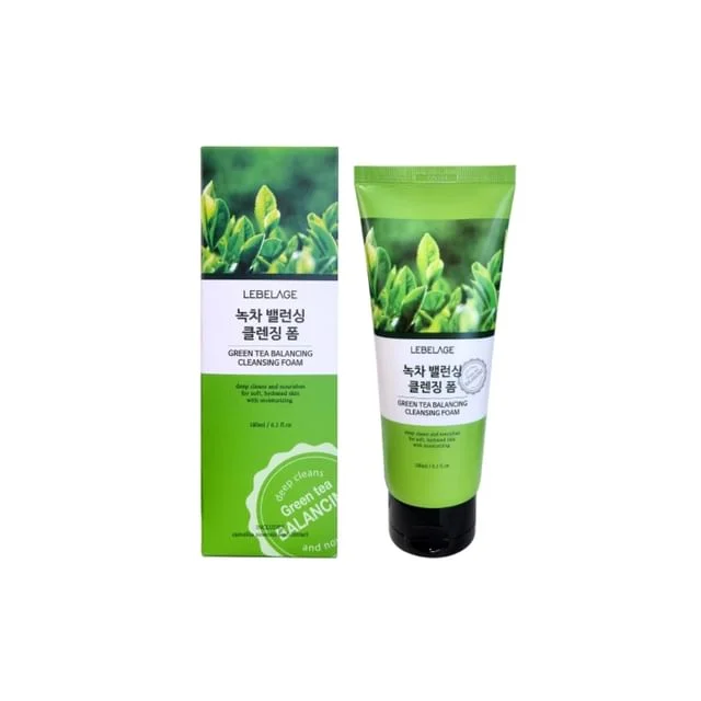 Green Tea Balancing Cleansing Foam by Lebelage