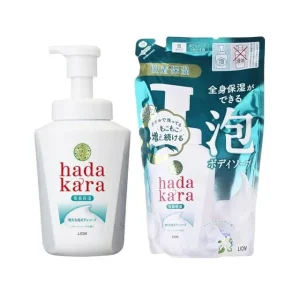 Hadakara Foam Body Soap Creamy Soap by Lion