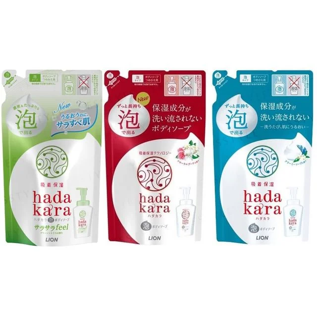 Hadakara Foam Body Soap by Lion