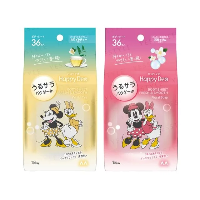 Happy Deo Body Sheet Fresh & Smooth by Mandom