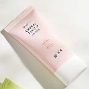 Heartleaf Calming Moisture Tone Up Sun Cream by Goodal