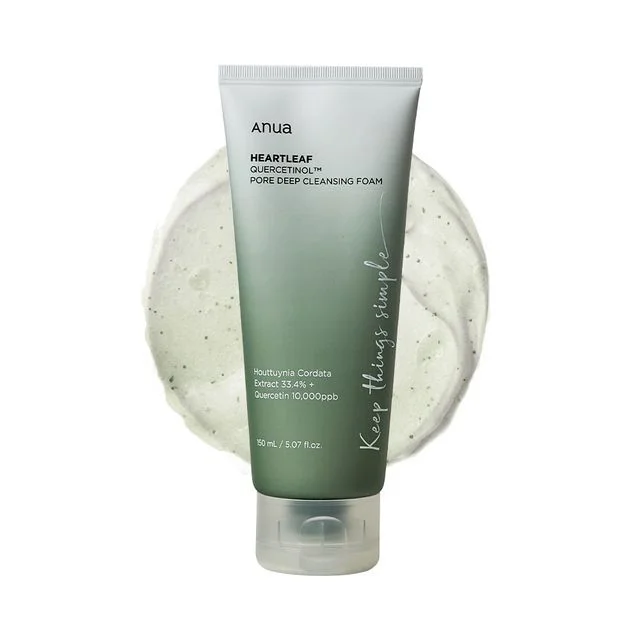 Heartleaf Quercetinol Pore Deep Cleansing Foam by Anua