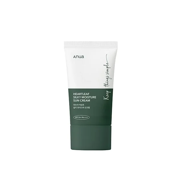 Heartleaf Silky Moisture Sun Cream by Anua