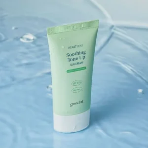 Heartleaf Soothing Green Tone Up Sun Cream by Goodal