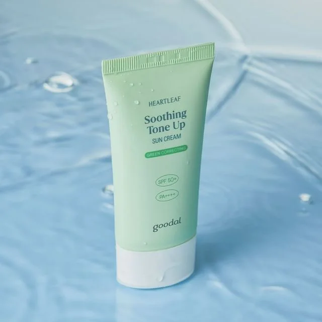 Heartleaf Soothing Green Tone Up Sun Cream by Goodal