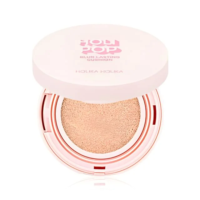 Holi Pop Blur Lasting Cushion SPF50+ PA+++ (3 Colors) by Holika Holika