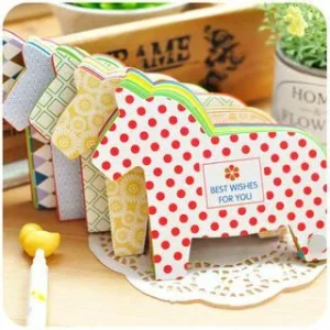 Horse Memo Pad by Momoi
