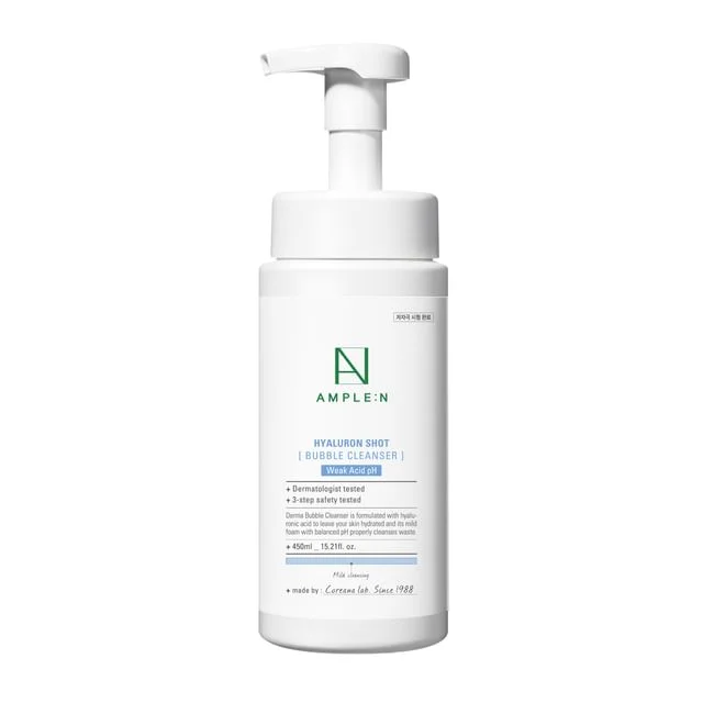 Hyalruon Shot Bubble Cleanser by AMPLE: N
