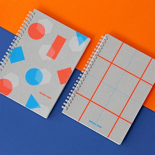 "Indigo" Series Patterned Ring-Binder Weekly Planner - A5 (M) by Iswas