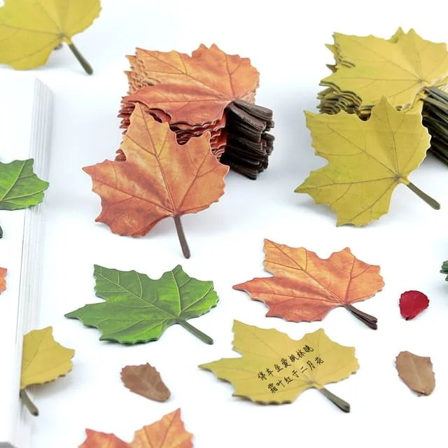 Leaf Sticky Note (Various Designs) / Set by Hera's Place
