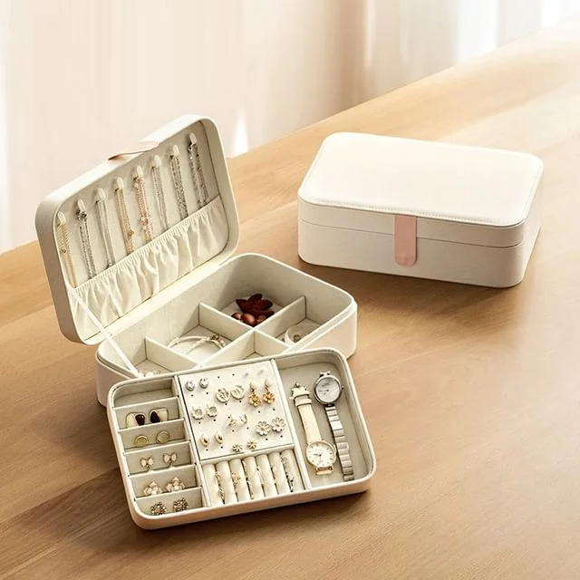 Leather Jewelry Box by Lazy Corner