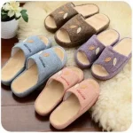 Leave Fleece Lining Slippers by Momoi