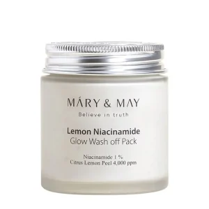 Lemon Niacinamide Glow Wash Off Mask Pack by Mary&May