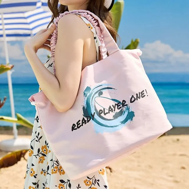 Lettering Beach Bag by Evorest Bags