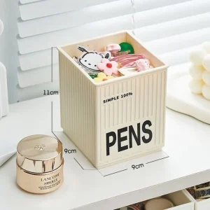 Lettering Plastic Pen Holder (Various Designs) by Lazy Corner