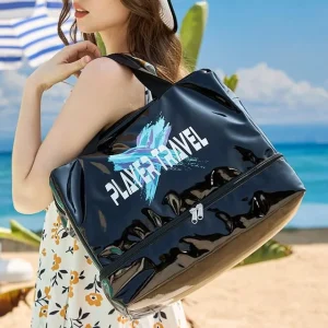 Lettering Wet Dry Beach Bag by Evorest Bags